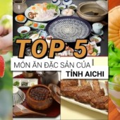 Top 5 món ăn đặc sản của tỉnh Aichi